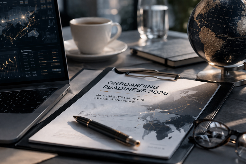 Bank EMI PSP onboarding for cross-border businesses